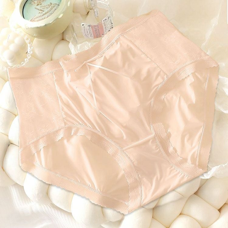 大きいサイズ レディース シアーレースハイウエストショーツ　goldy-1739【メール便可】