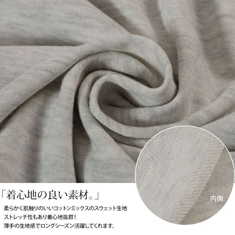 大きいサイズ レディース ロゴプリント脇スリットドルマントレーナー　maruka-7164