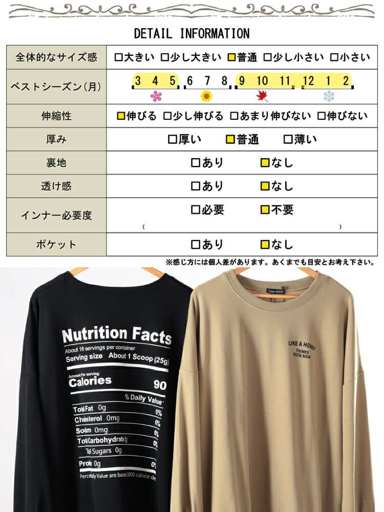 大きいサイズ レディース バックロゴプリントビッグトレーナー　maruka-7163