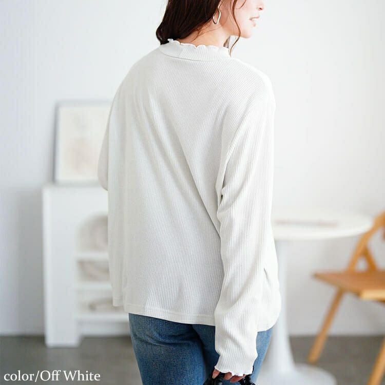 大きいサイズ レディース メロープチハイネックラメリブニット　mncut-152712 【メール便可】