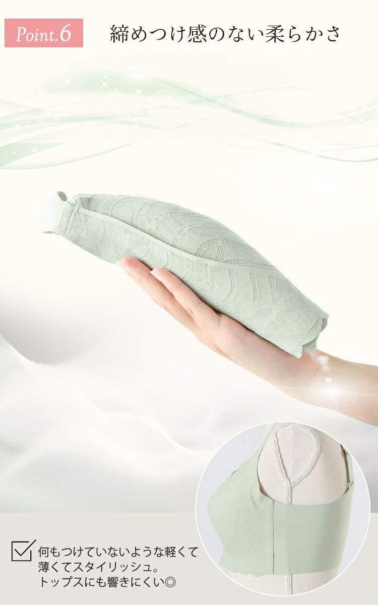 大きいサイズ レディース 4段ホック脇高ノンワイヤーブラ　goldy-1778