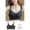 大きいサイズ レディース 4段ホック脇高ノンワイヤーブラ　goldy-1778 ブラック