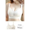 大きいサイズ レディース 4段ホック脇高ノンワイヤーブラ　goldy-1778 ホワイト