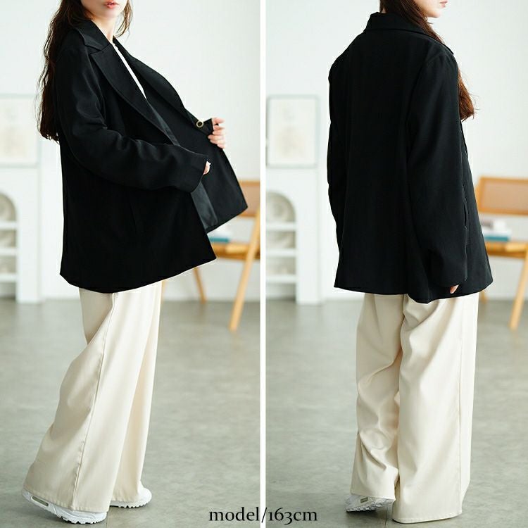 大きいサイズ レディース 2wayスリーブテーラードジャケット　tana-ww650034