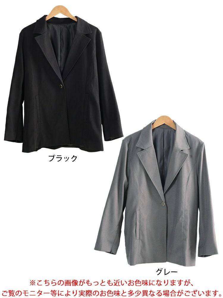 大きいサイズ レディース 2wayスリーブテーラードジャケット　tana-ww650034