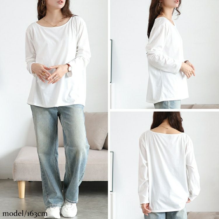 大きいサイズ レディース 深Vネック変形ジレ＆ロンT2点セット　bai-0194