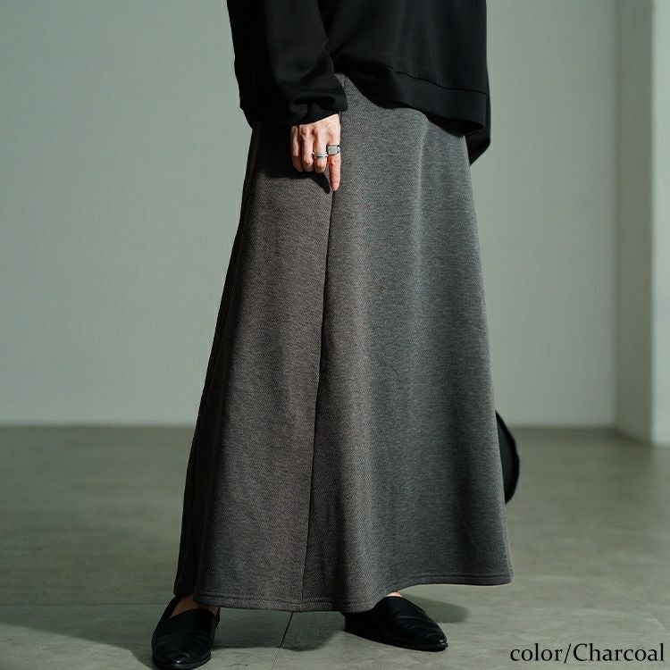 大きいサイズ レディース 裏シャギータックフレアスカート　sw-0802