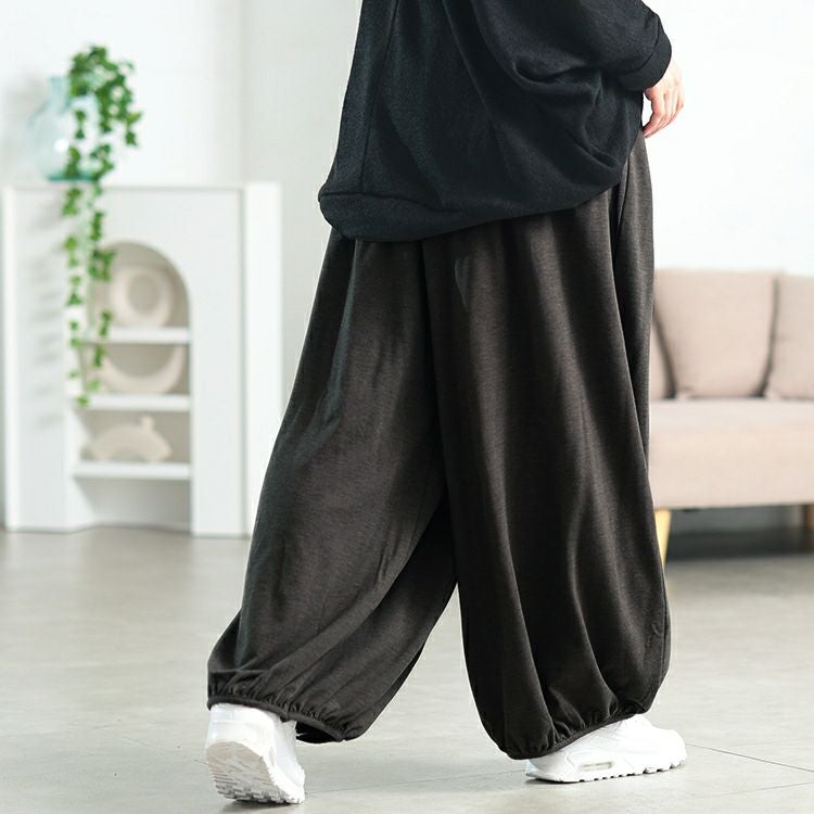 大きいサイズ レディース あったか裏起毛サーカスパンツ　sw-0768