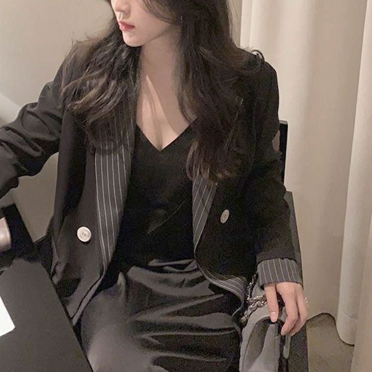 大きいサイズ レディース レイヤード風テーラードジャケット　goldy-1773