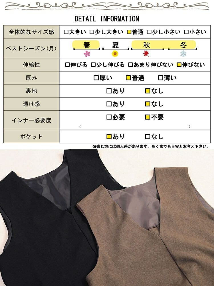 大きいサイズ レディース フラップポケットVネックジャンパースカート　cpdai-640961