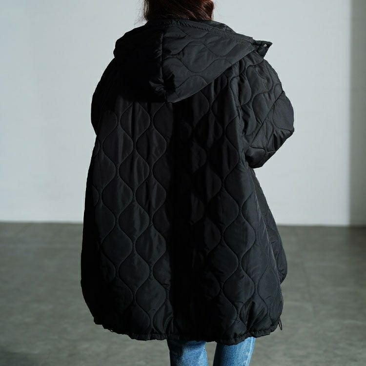 大きいサイズ レディース 中綿キルティングモンスターパーカーコート　tog-1045