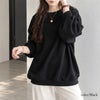 大きいサイズ レディース ミニハイネックドルマンスウェット　sum-0036