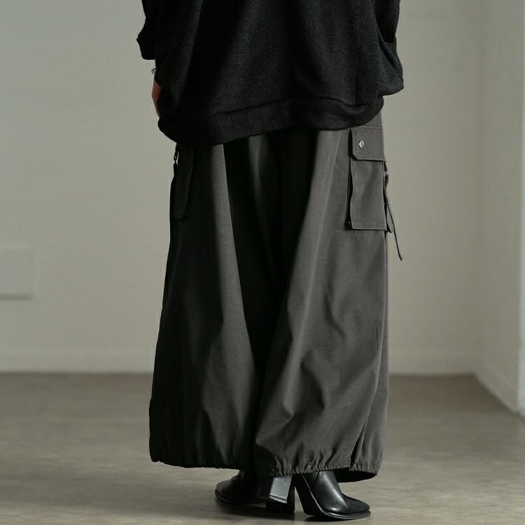 大きいサイズ レディース 裾ドロストボリュームカーゴパンツ　sw-0831