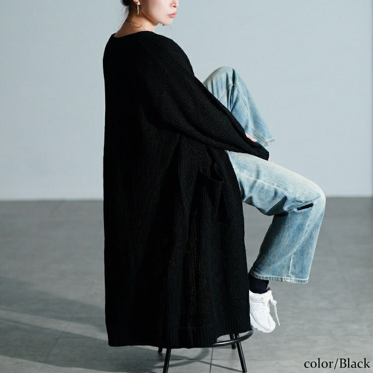 大きいサイズ レディース リブニットトッパーカーディガン　kt-43006