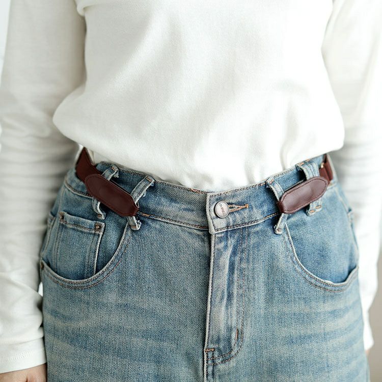 大きいサイズ レディース 2wayゴムベルト　maru-20032 【メール便可】