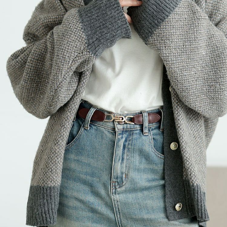 大きいサイズ レディース 2wayゴムベルト　maru-20032 【メール便可】