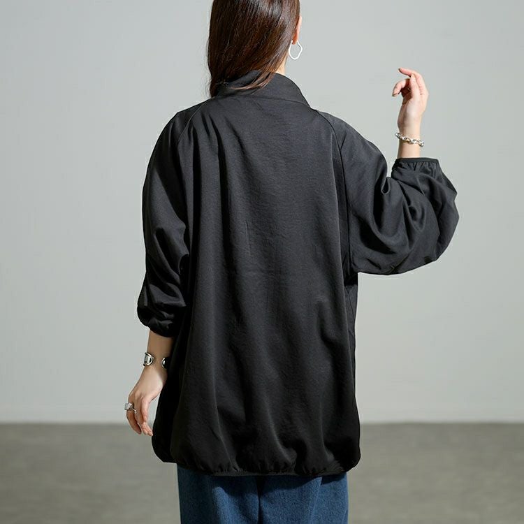 大きいサイズ レディース アシンメトリーダブルジップブルゾン sw-0838