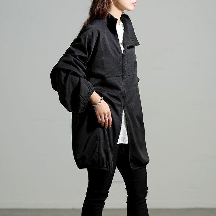 大きいサイズ レディース アシンメトリーダブルジップブルゾン sw-0838