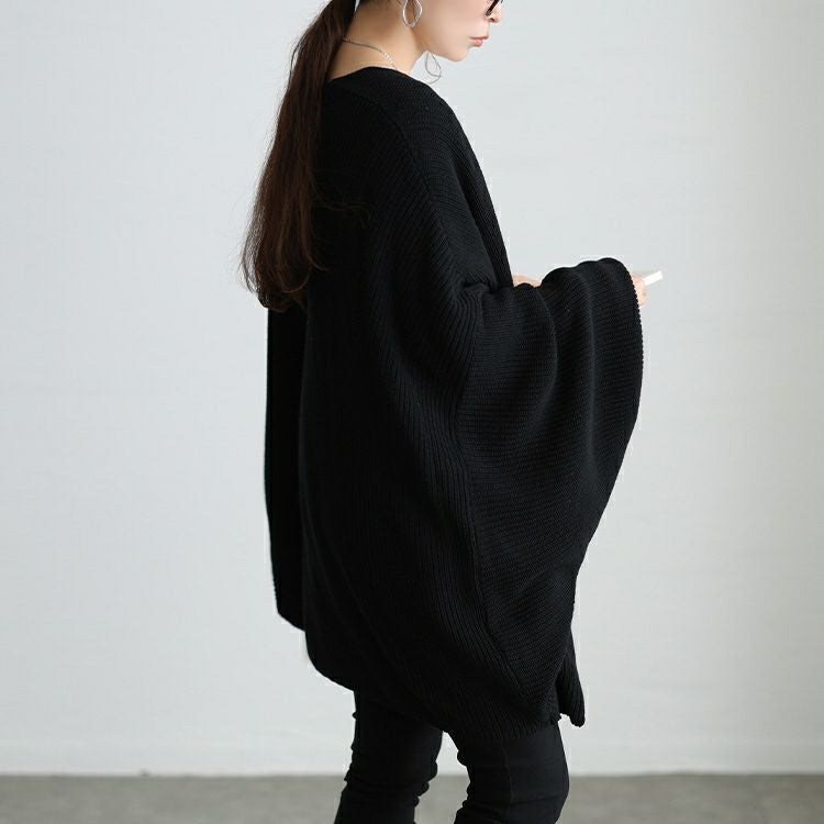 大きいサイズ レディース ワイドドルマンニットカーディガン jp568