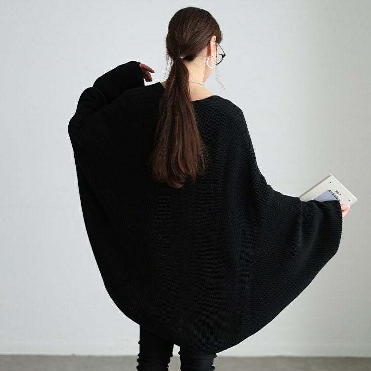大きいサイズ レディース ワイドドルマンニットカーディガン jp568