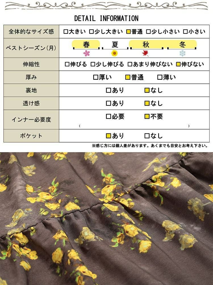 大きいサイズ レディース ぼかし花柄ティアードマキシワンピース maru-30208