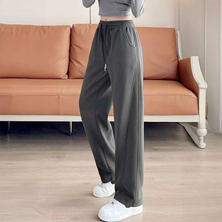 大きいサイズ レディース サイドラインワイドスウェットパンツ goldy-1790