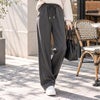 大きいサイズ レディース サイドラインワイドスウェットパンツ goldy-1790