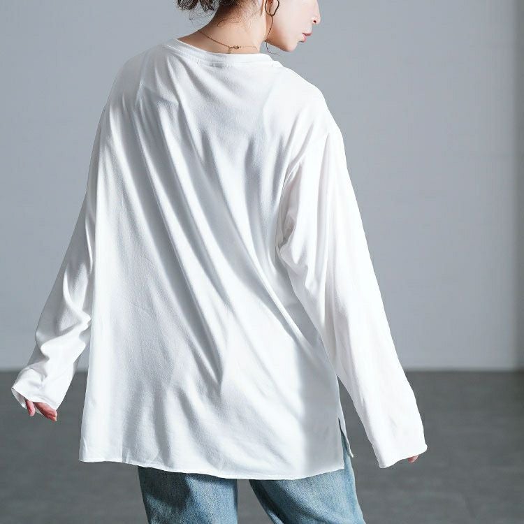 大きいサイズ レディース ダメージロンT＆フーディーベスト2点セット goldy-1804