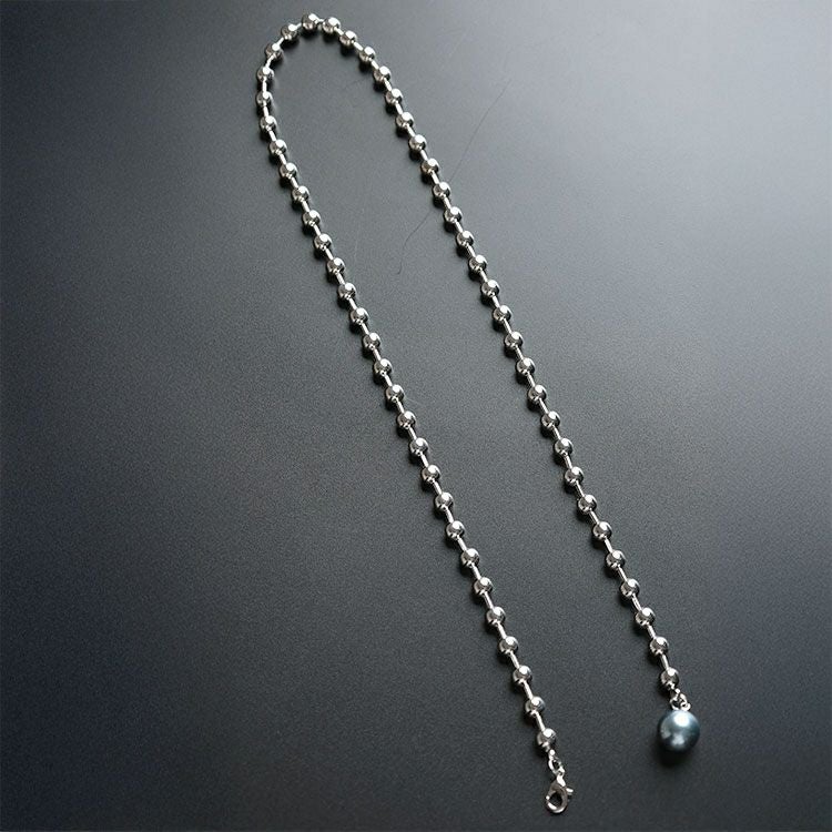 大きいサイズ レディース ボールチェーンネックレス goldy-1803