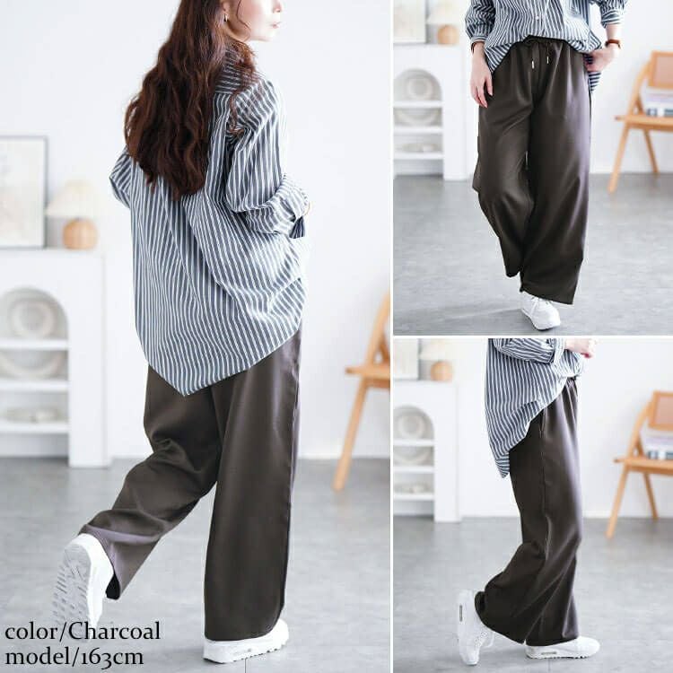 大きいサイズ レディース ワイドパンツ