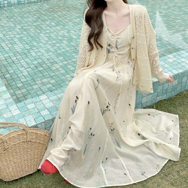 大きいサイズ レディース バックシャーリングキャミソールワンピース