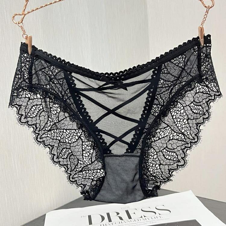 大きいサイズ レディース バックレースアップシアーショーツ