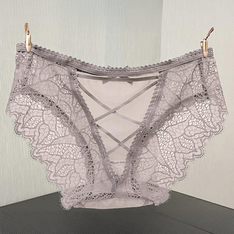 大きいサイズ レディース バックレースアップシアーショーツ