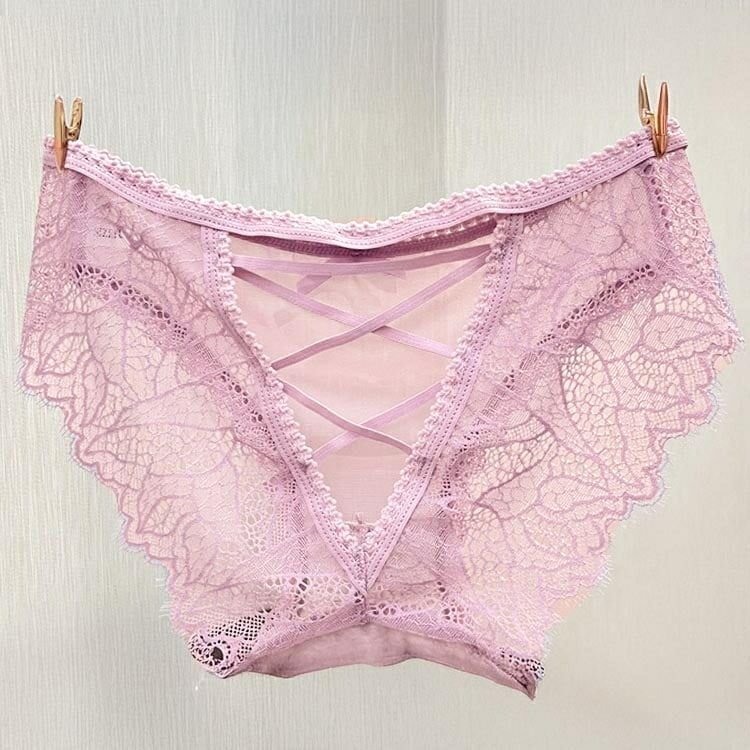 大きいサイズ レディース バックレースアップシアーショーツ