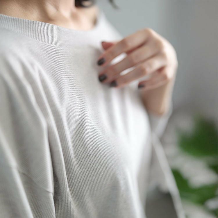 大きいサイズ レディース ワンショルダーラメプルオーバー