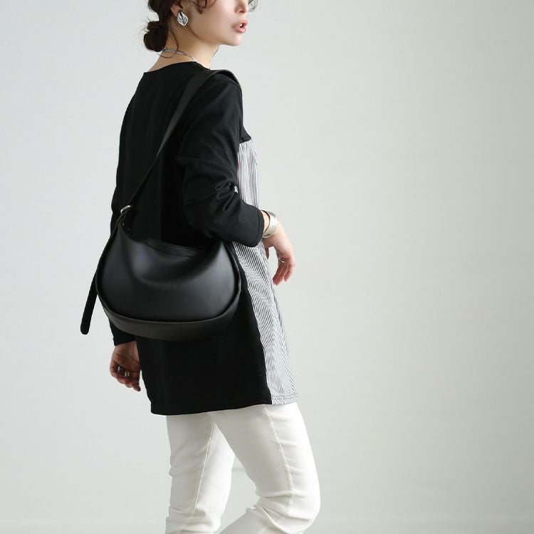 大きいサイズ レディース ストライプ柄切り替えチュニック