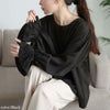 大きいサイズ レディース 消しプリーツキャンディスリーブブラウス ブラック