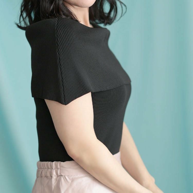 大きいサイズ レディース オフショルニットトップス