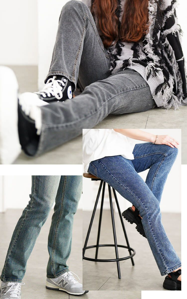 大きいサイズ レディース ユーズドライク加工ストレッチスキニーパンツ