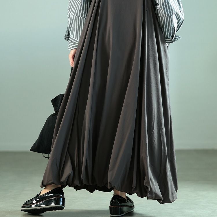 大きいサイズ レディース バルーンキャミソールワンピース