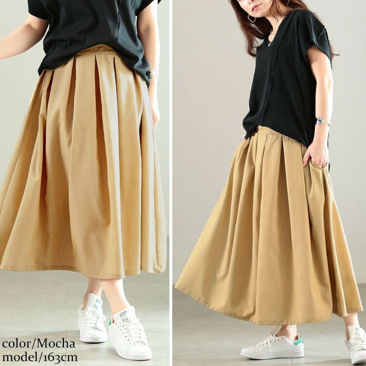 大きいサイズ レディース ドッキングタックワンピース