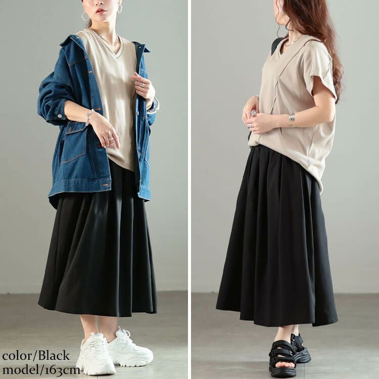 大きいサイズ レディース ドッキングタックワンピース