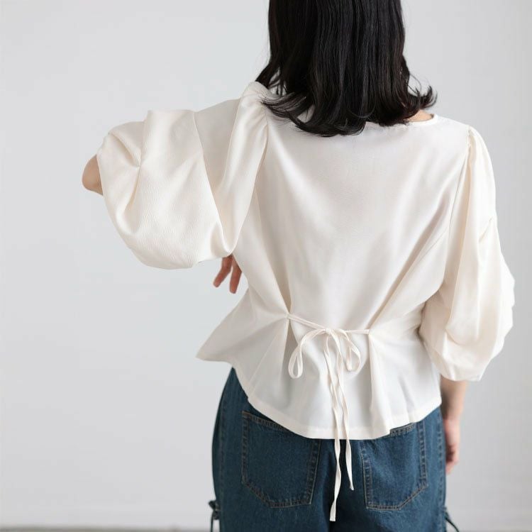 大きいサイズ レディース シアーシフォンブラウス