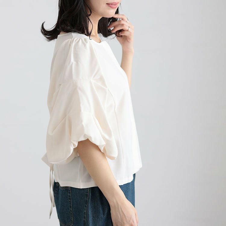 大きいサイズ レディース シアーシフォンブラウス