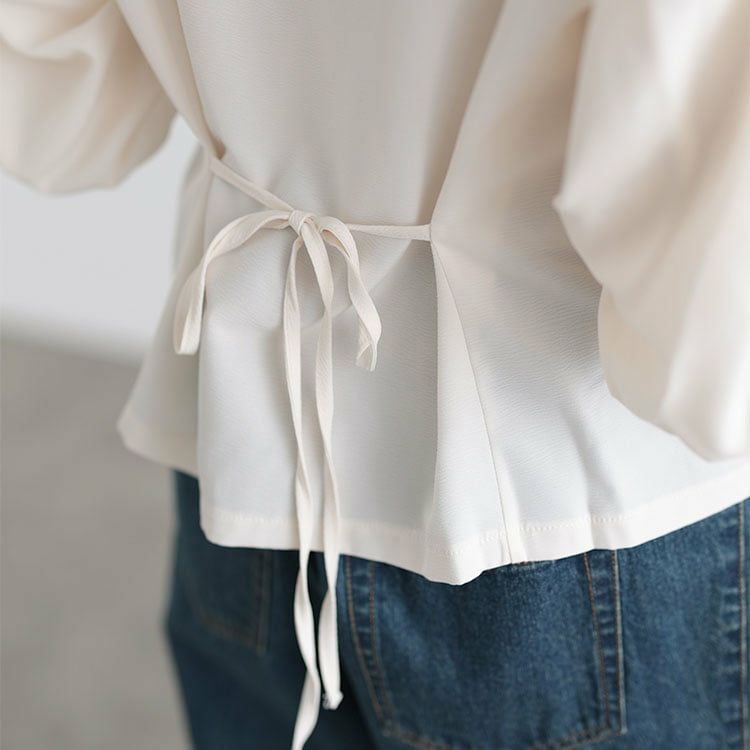 大きいサイズ レディース シアーシフォンブラウス