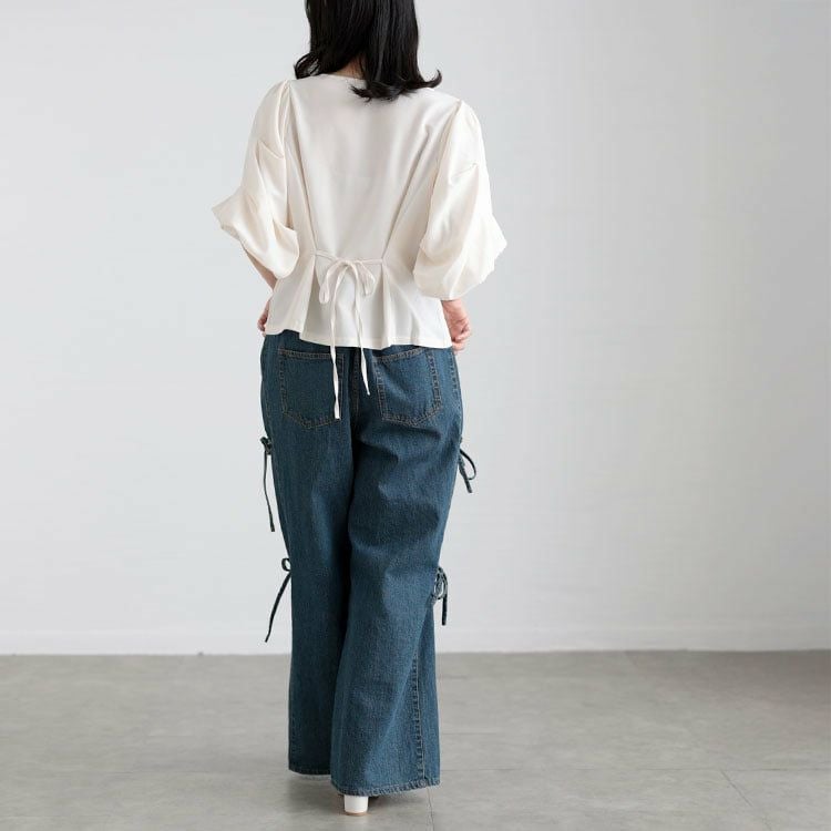 大きいサイズ レディース シアーシフォンブラウス