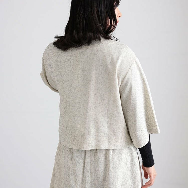 大きいサイズ レディース サマーツイードジャケット