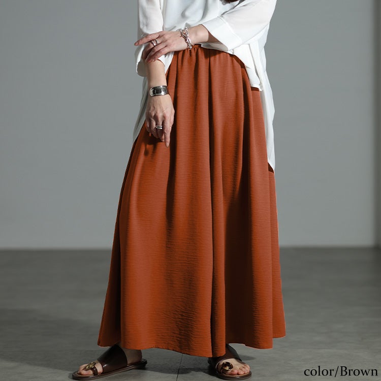 大きいサイズ レディース 冷感デザインウエストワイドフレアパンツ