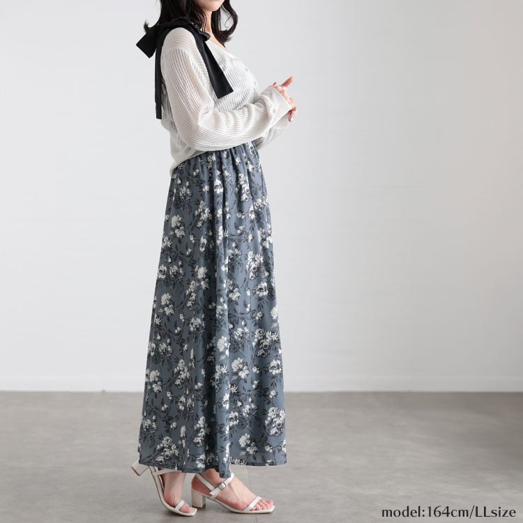 大きいサイズ レディース 透かしストライプカーディガン