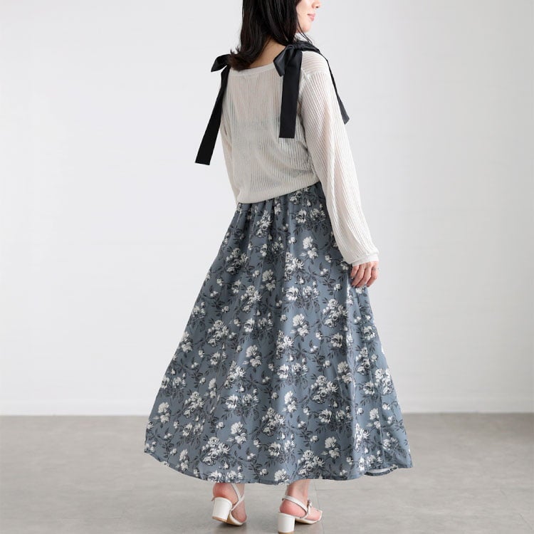 大きいサイズ レディース フラワーガーリーワンピース